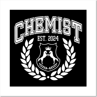 Chemistry Graduation College | Chemist 2024 Grad Posters and Art